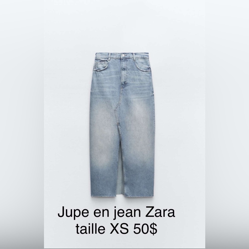 Jupe en jeans de chez Zara